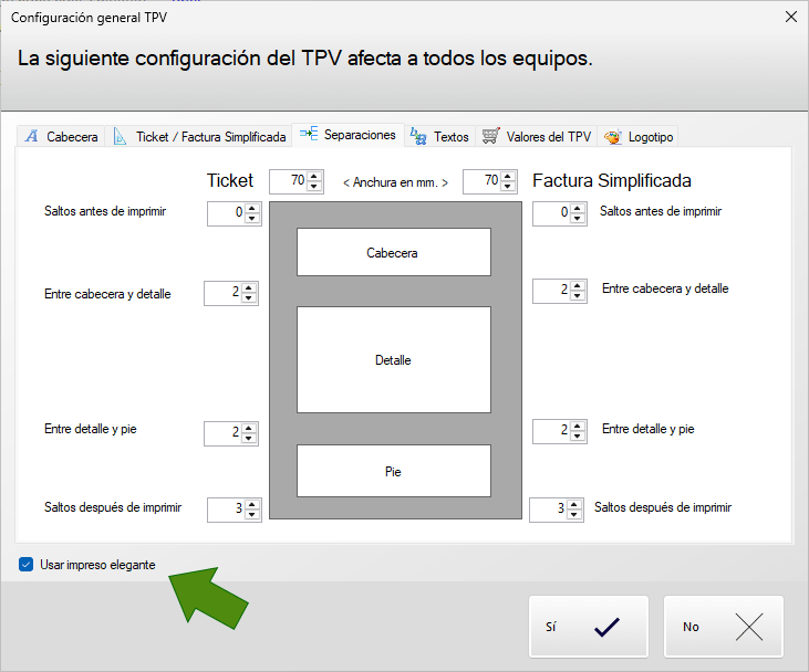 Nuevo impreso de factura simplificada